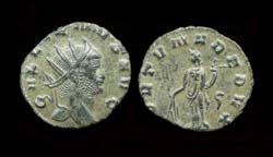 Gallienus, Antoninianus, Fortuna reverse, Near Mint State
